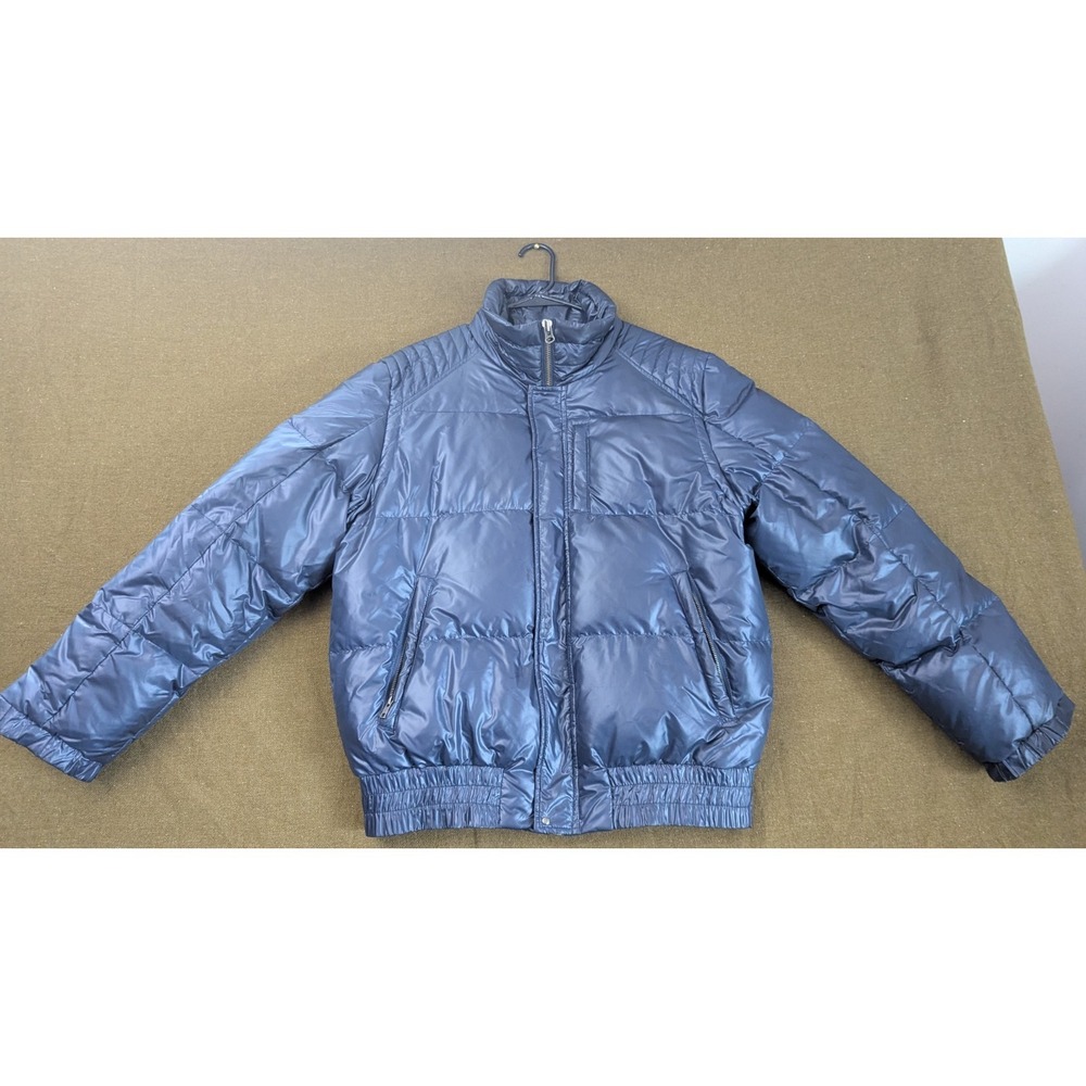 Barneys New York Co-Op Navy Blue Puffer Jacket Mens Large